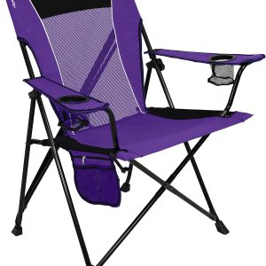 Kijaro Dual Lock Portable Camping Chairs - Enjoy the Outdoors with a Versatile Folding Chair, Sports Chair, Outdoor Chair & Lawn Chair - Dual Lock Feature Locks Position – Kawachi Purple